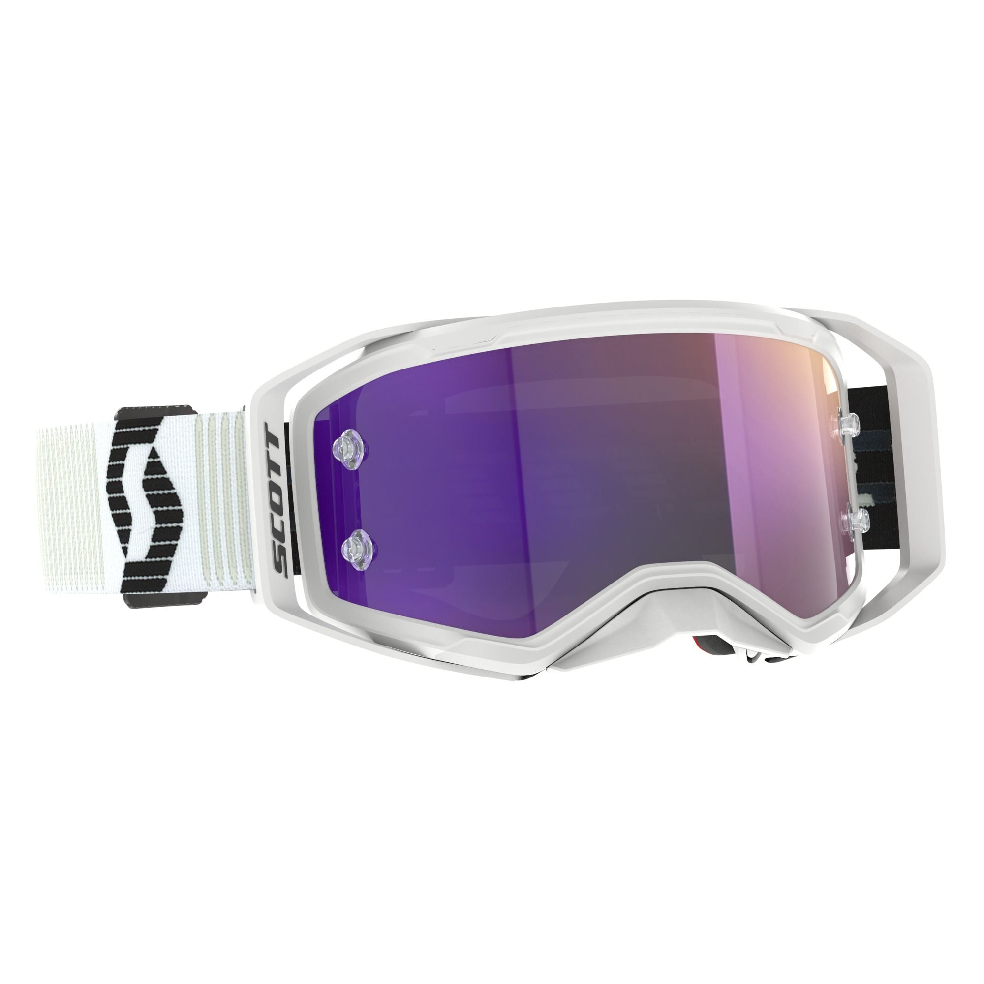 Scott Prospect 2.0 White Black_Purple Chrome Lens