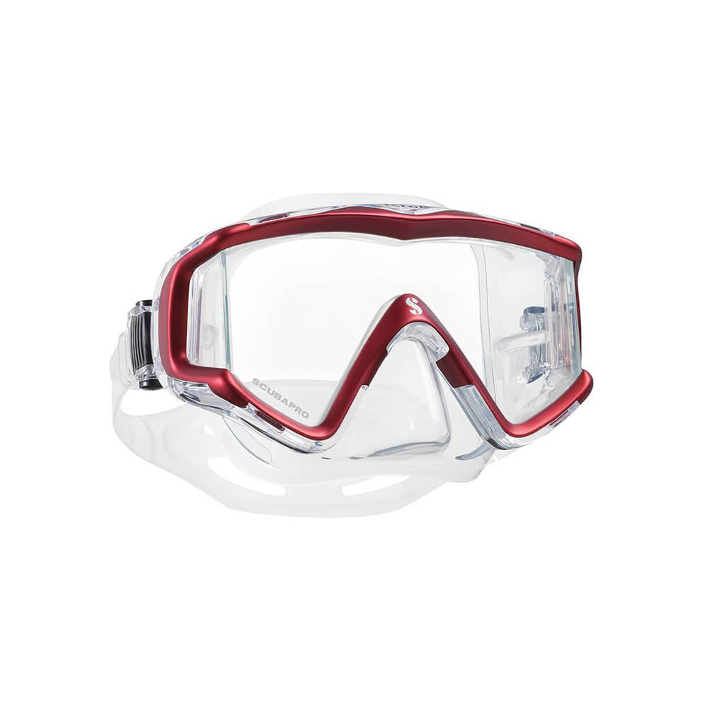 Scubapro Crystal VU Red_Clear Skirt