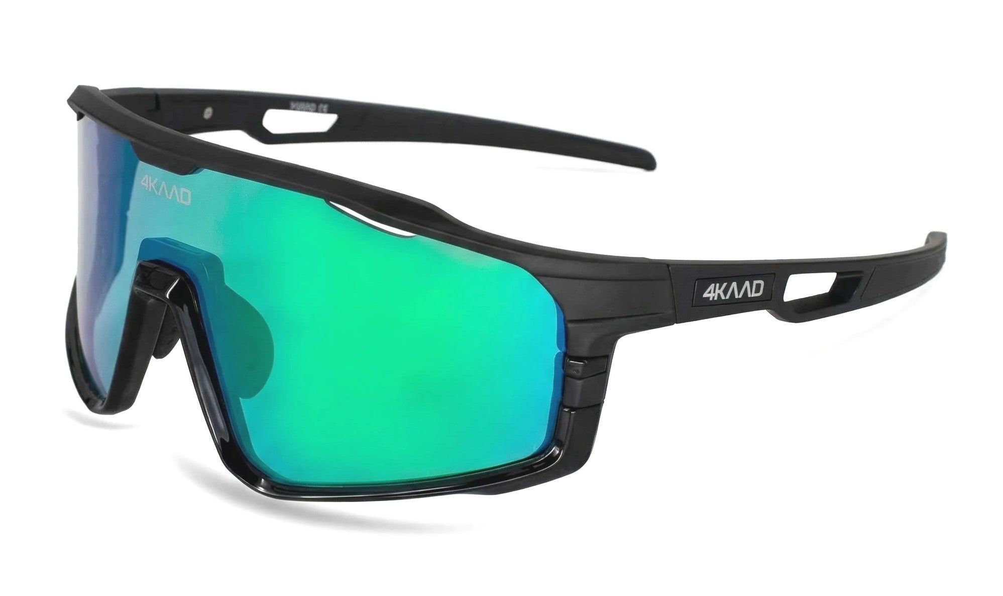 4KAAD Solayne Matte Black_Photochromic Green Mirror Lens