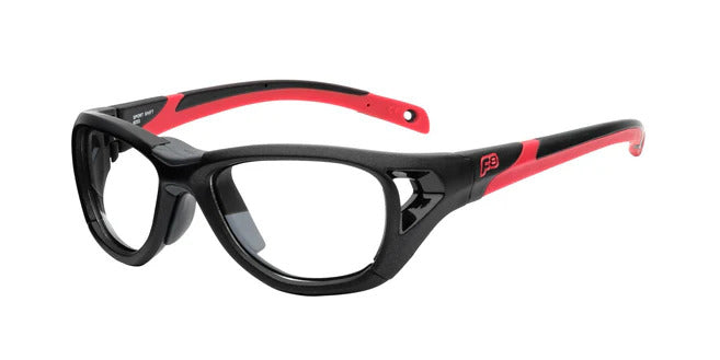 RecSpecs Sport Shift Matte Black Red