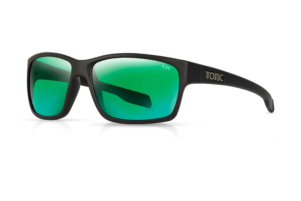 Tonic Titan Matte Black_Green Mirror