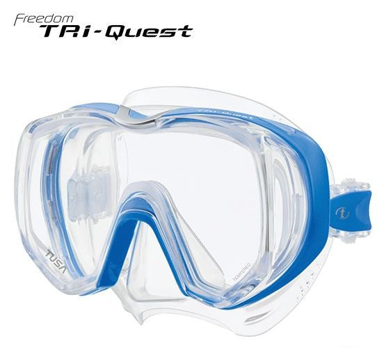Tusa Freedom Tri-Quest Fishtail Blue_Clear Skirt