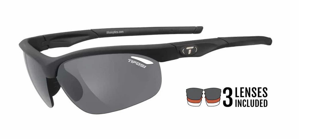 Tifosi Veloce Matte Black_Smoke Lens