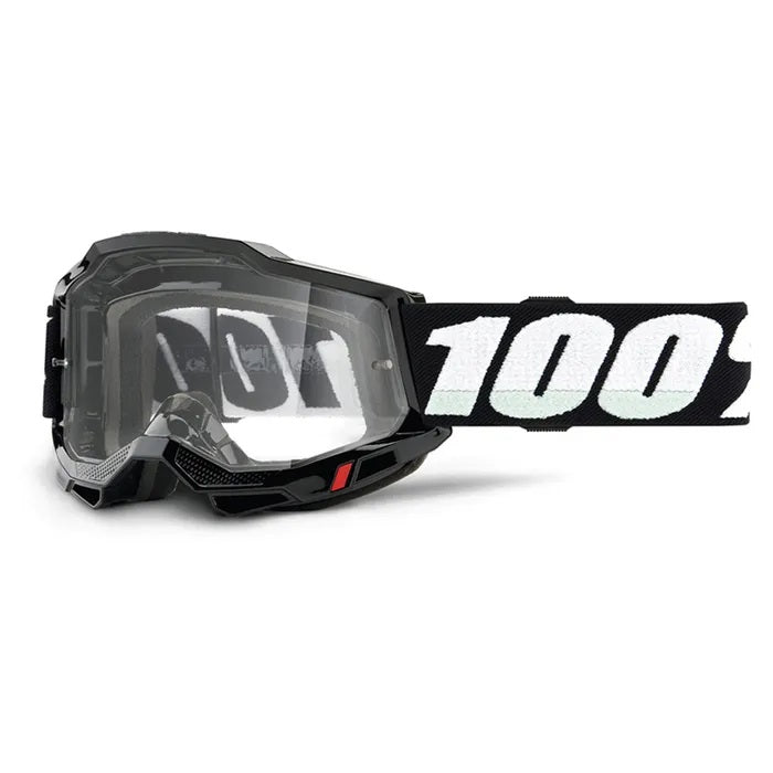 100% Accuri 2 Youth MX Goggle Black_Clear Lens