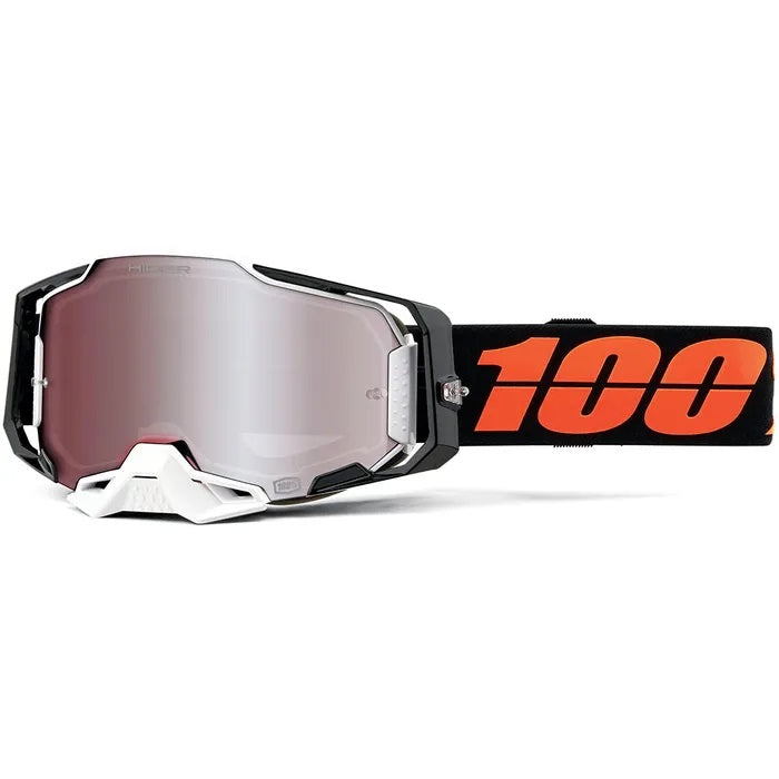 100% Armega MX Goggle Blacktail_Hiper Silver Mirror Lens