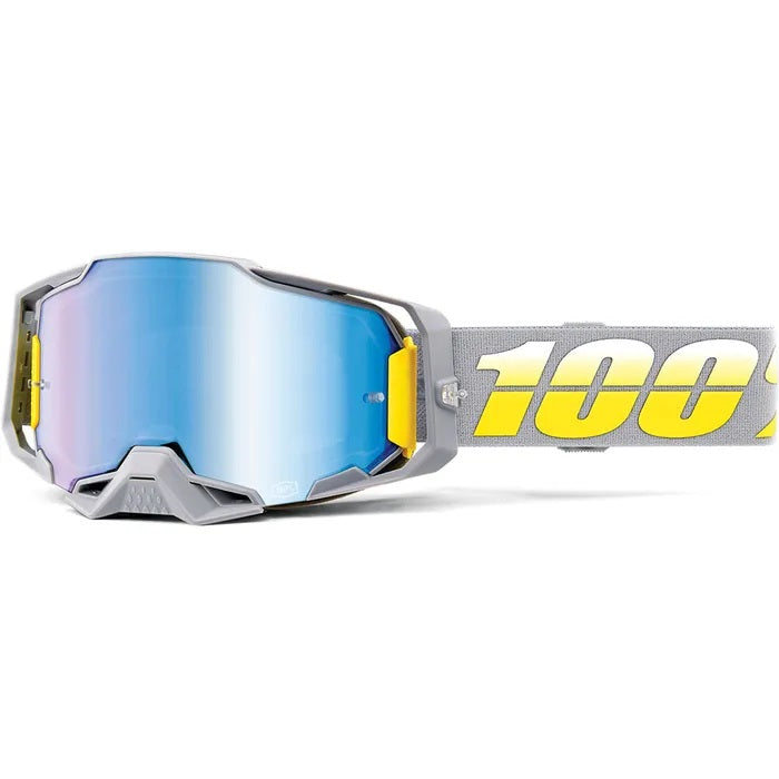 100% Armega MX Goggle Complex_Blue Mirror Lens