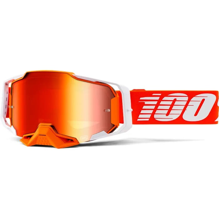 100% Armega MX Goggle Regal_Red Mirror Lens
