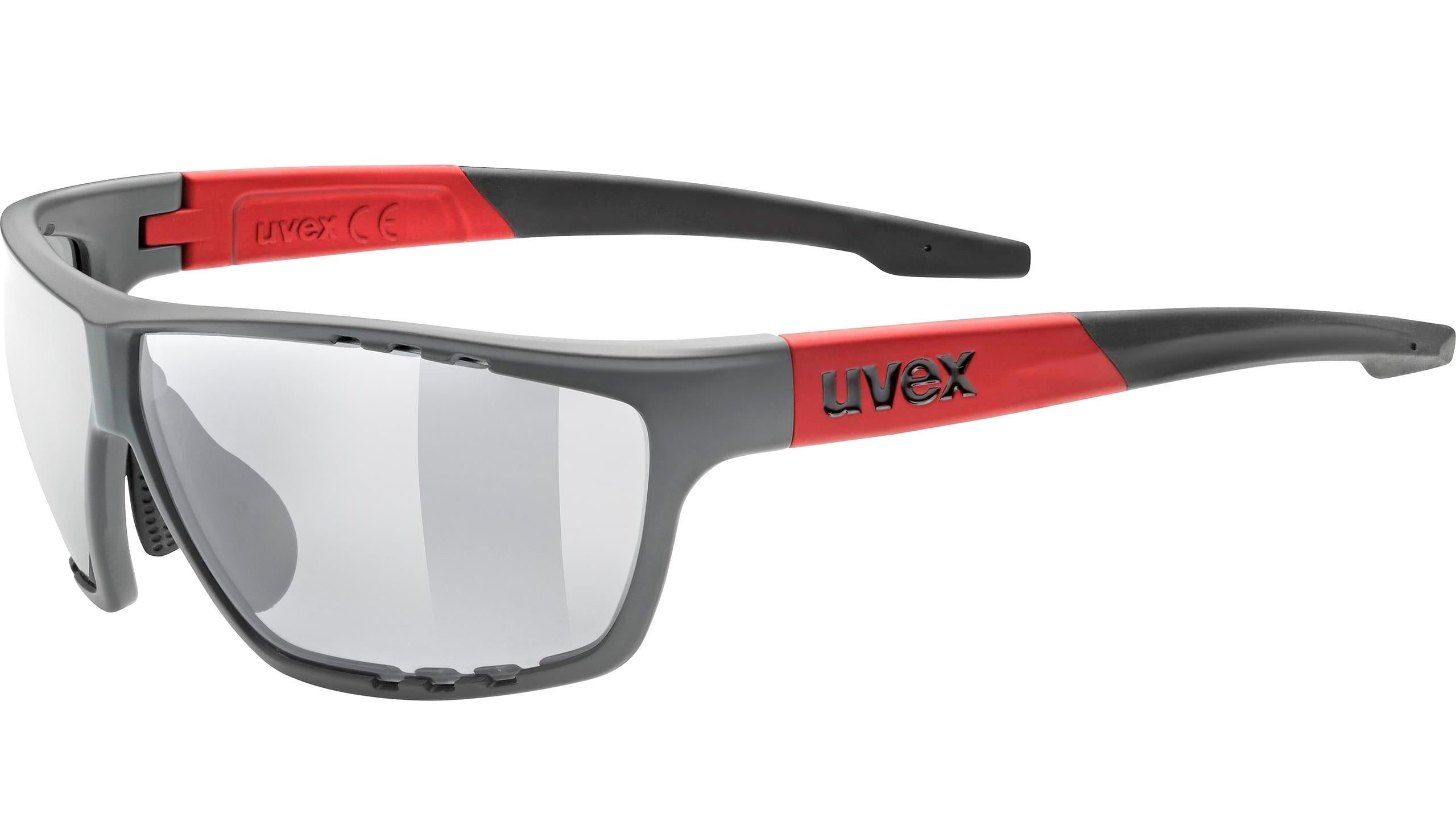 Uvex Sportstyle 706 Grey Red_Silver Mirror