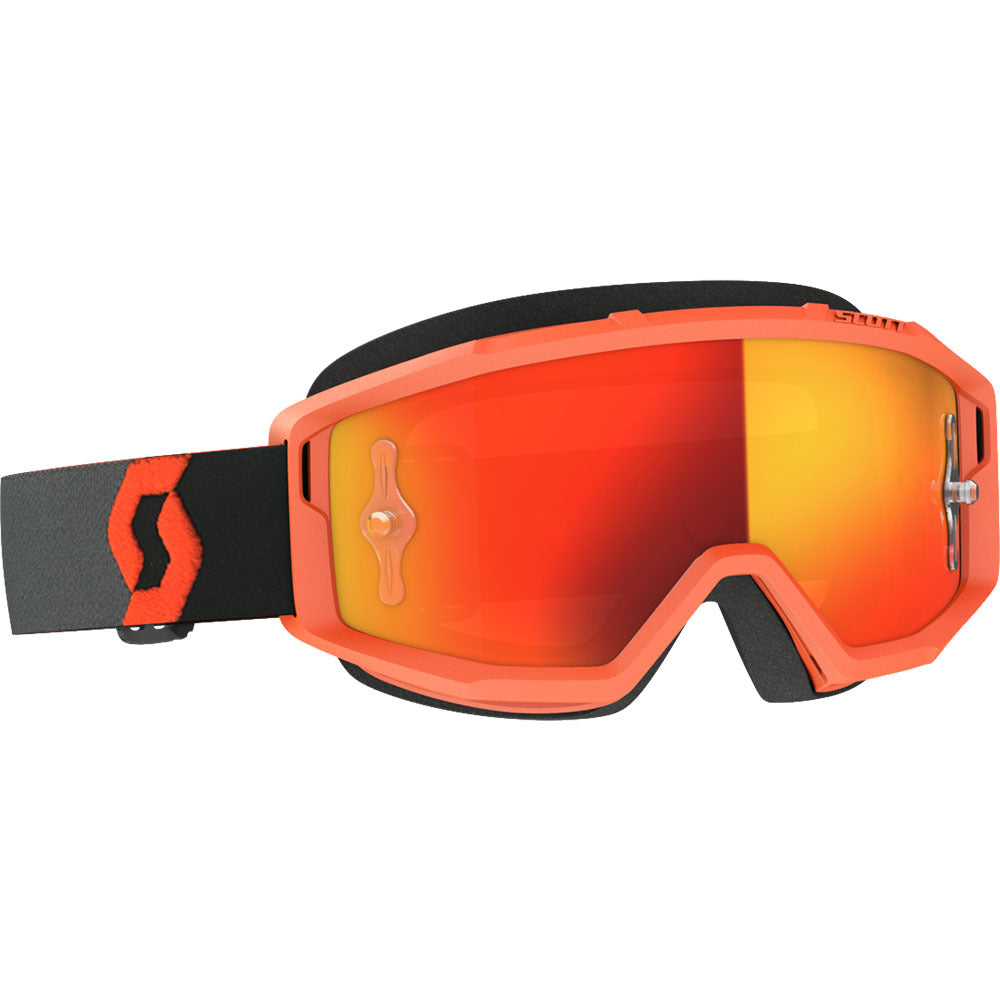 Scott Primal MX Goggle Orange Black_Orange Chrome Works Lens