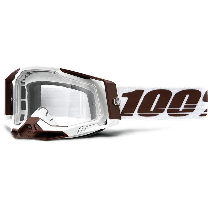 100% Racecraft 2 MX Goggle Snowbird_Clear Lens