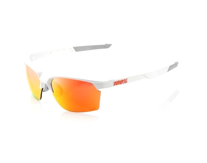 100% Sportcoupe White_Hiper Red Lens