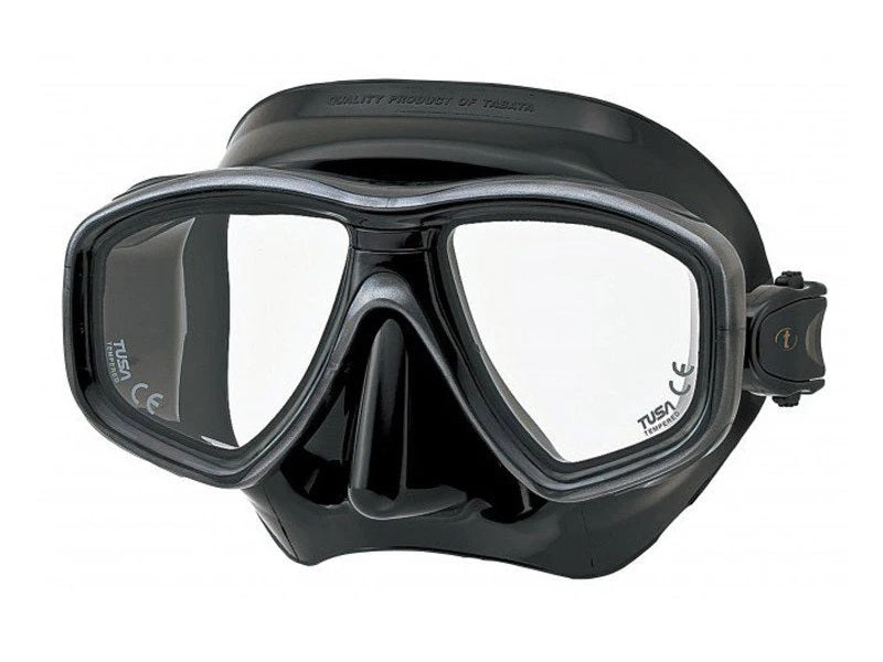 Tusa Fredon Ceos M-212 Dive Mask Black Frame_Black Skirt